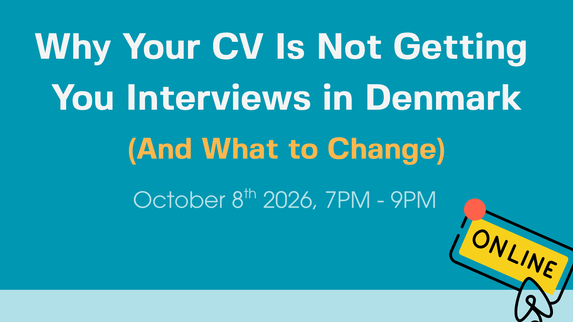 Why your CV is not getting you interviews in Denmark 